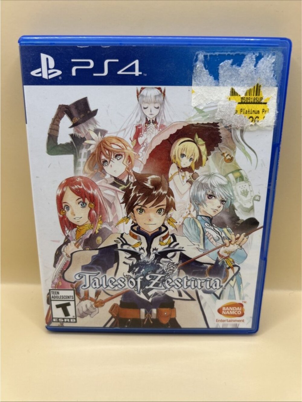 Tales of Zestiria (Sony PlayStation 4 PS4, 2015 Tested No Manual✅